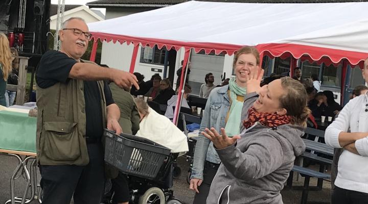 En hyggelig og våd høstfest på FSU